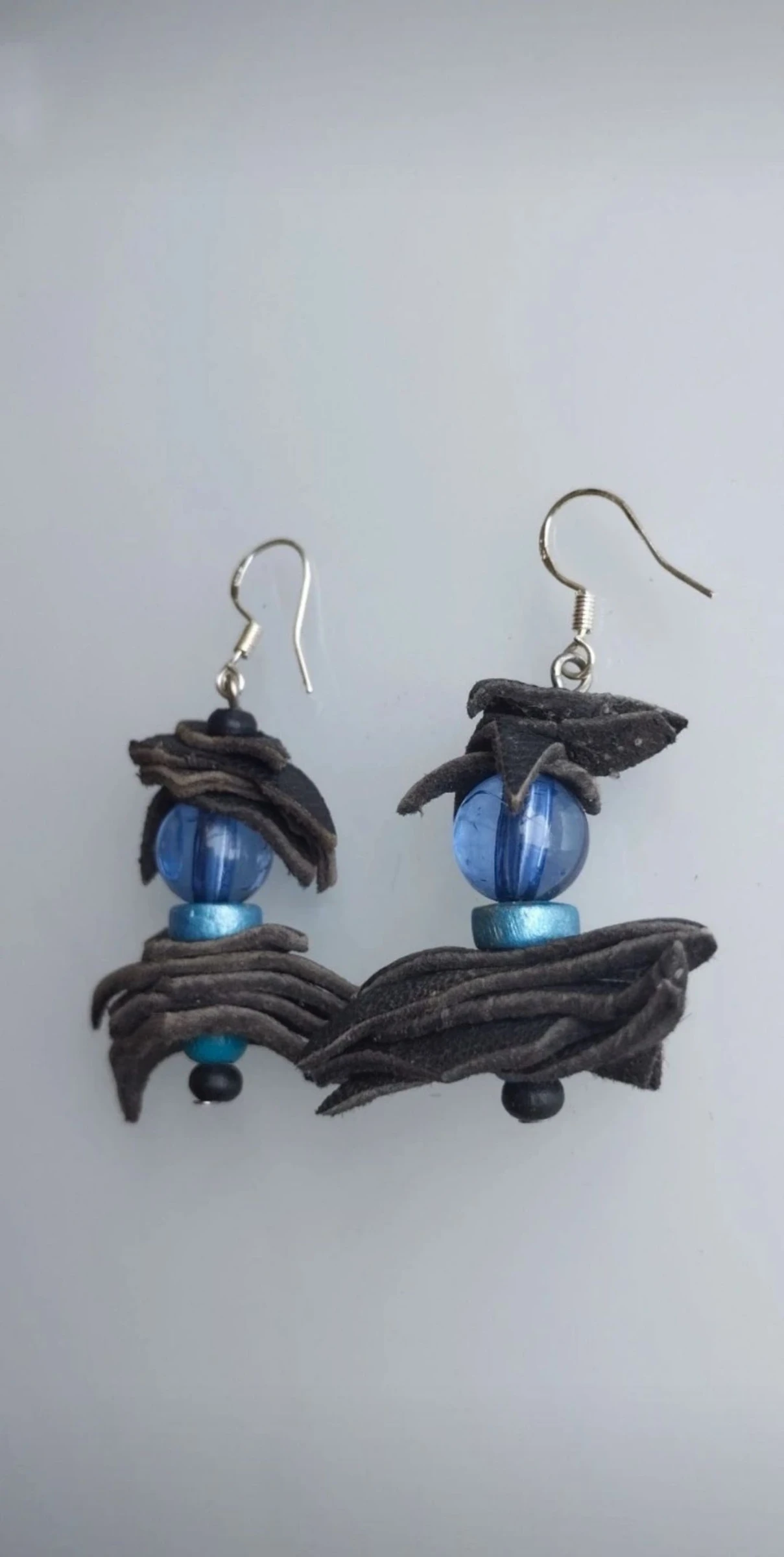 💙🐂🔵Preciosos Pendientes de Cuero🔵🐂💙